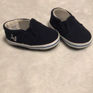 Baby shoes Janie and Jack Navy 0-3 mos